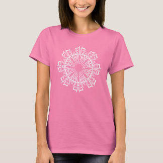 Mandala 3 White Design Womsen Shirt T Shirt