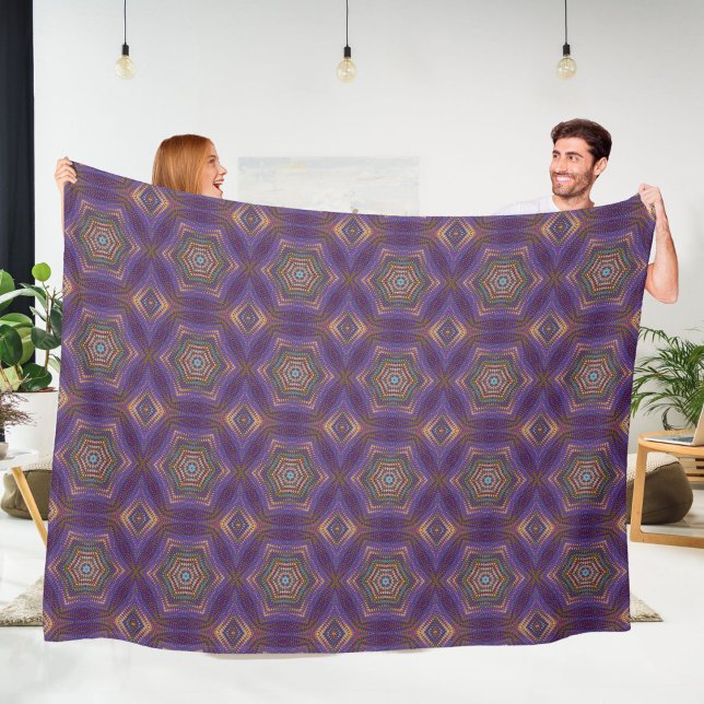 Mandala 5 Fleece Blanket (Skapare uppladdad)