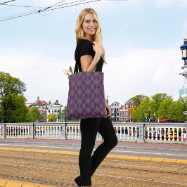 Mandala 5 Tote Tygkasse