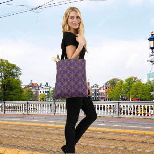 Mandala 5 Tote Tygkasse