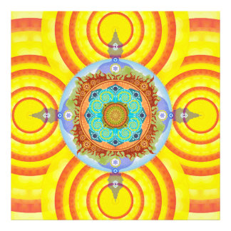 Mandala 7 Chakras Fototryck