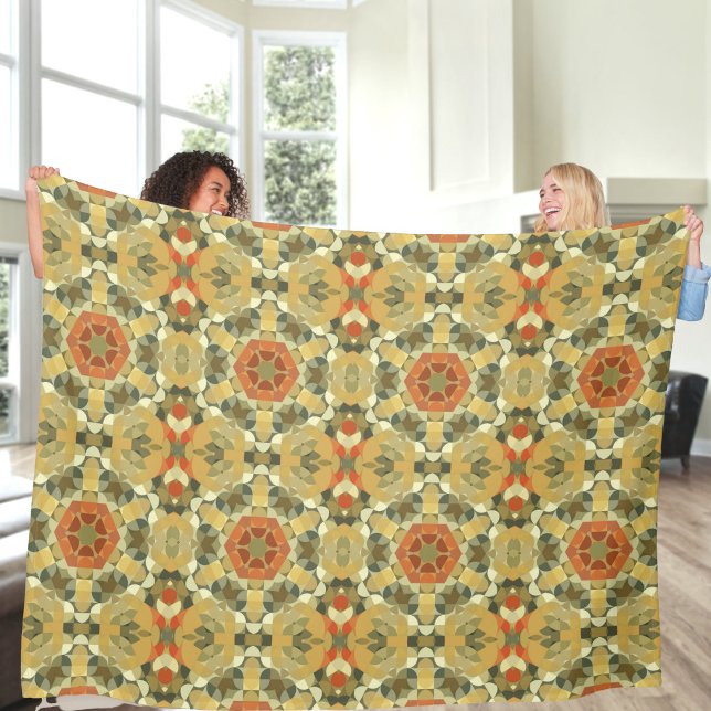 Mandala 7 Fleece Blanket (Skapare uppladdad)