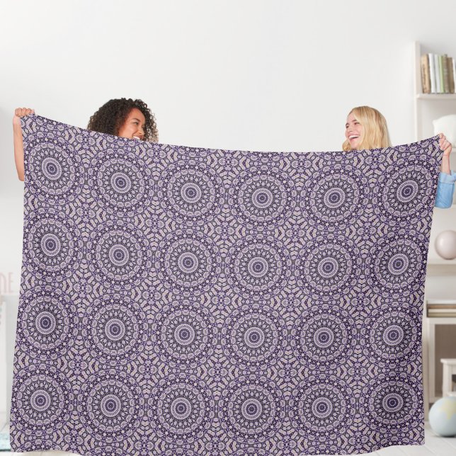 Mandala 8 Fleece Blanket (Skapare uppladdad)
