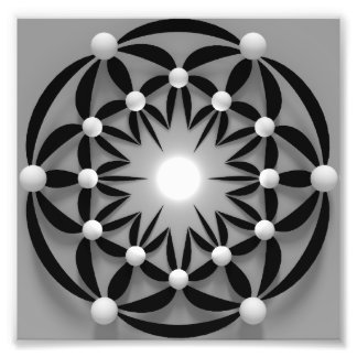 Mandala-abstract-3d Fototryck