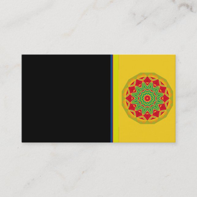Mandala Affärskort Visitkort (Framsida)