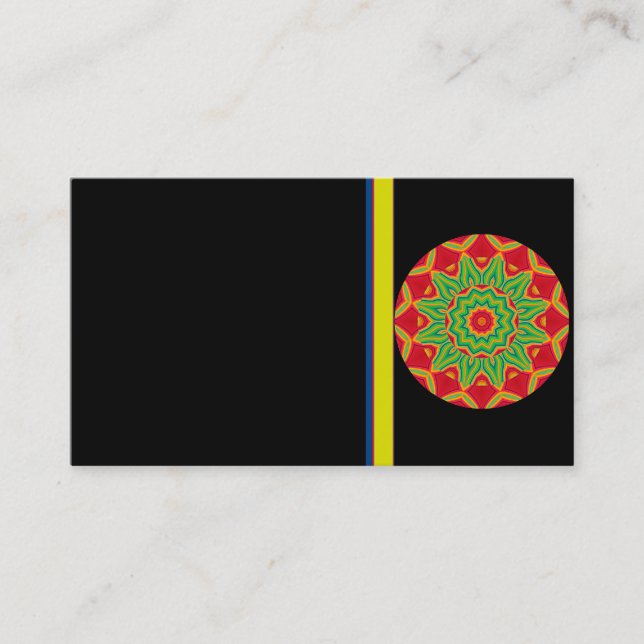 Mandala Affärskort Visitkort (Framsida)