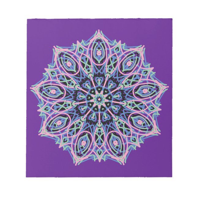 Mandala. Anteckningsblock (Framsida)