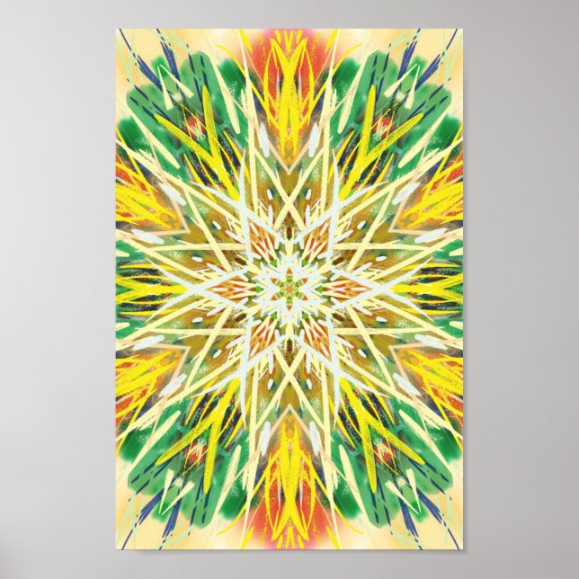 Mandala Art 1 Poster (Framsidan)