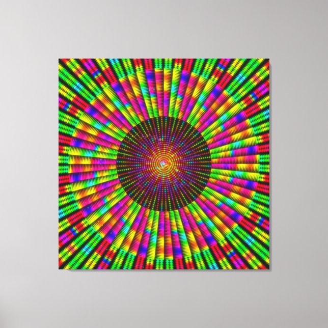 Mandala Art  Canvastryck (Framsida)