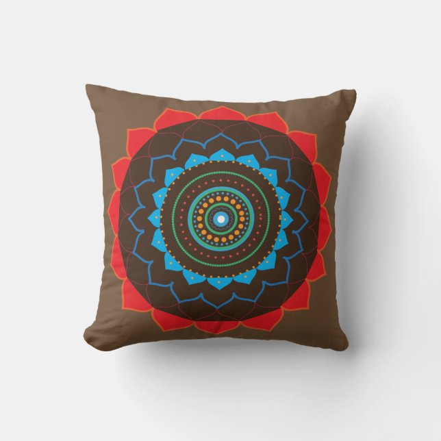 Mandala Art Cushion Kudde (Framsida)