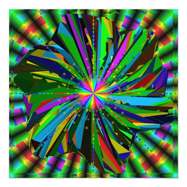 Mandala Art Fototryck (Framsidan)
