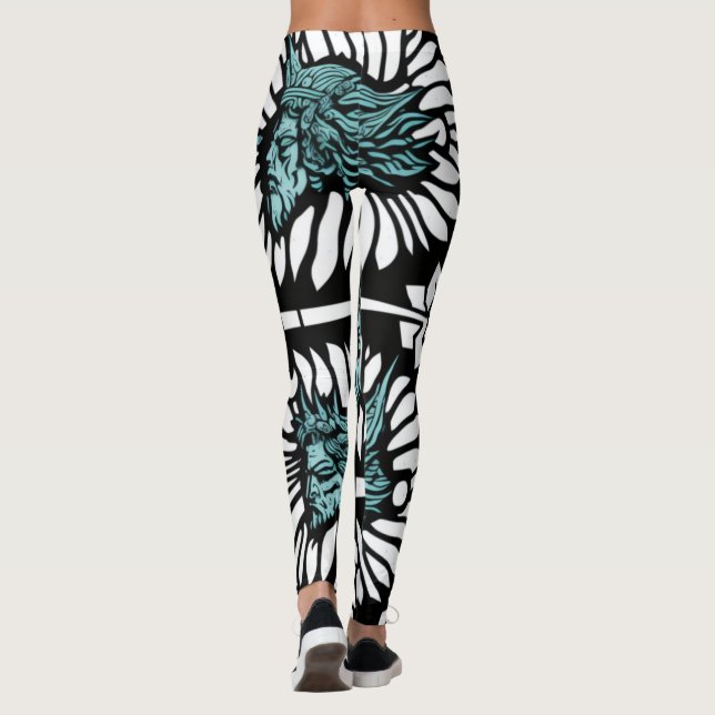 mandala art leggings (Baksida)