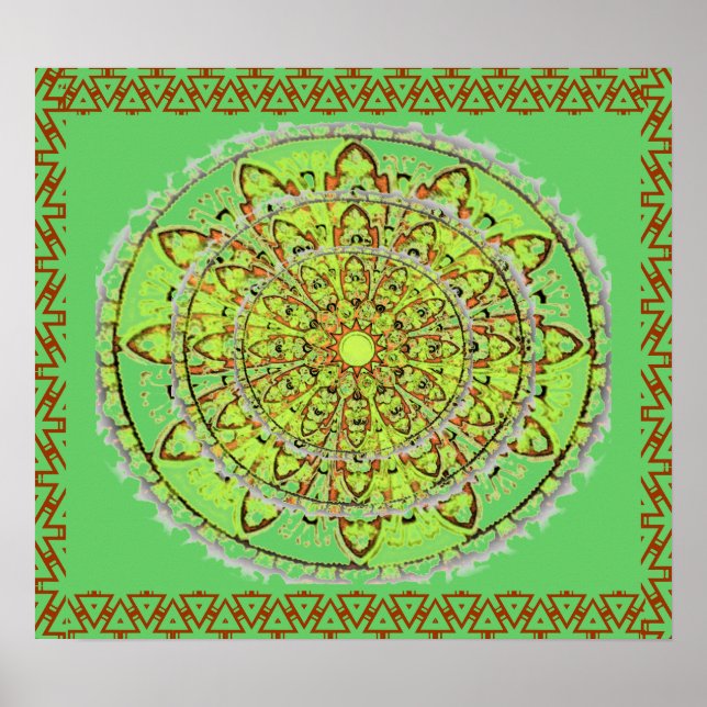 Mandala Art Poster (Framsidan)