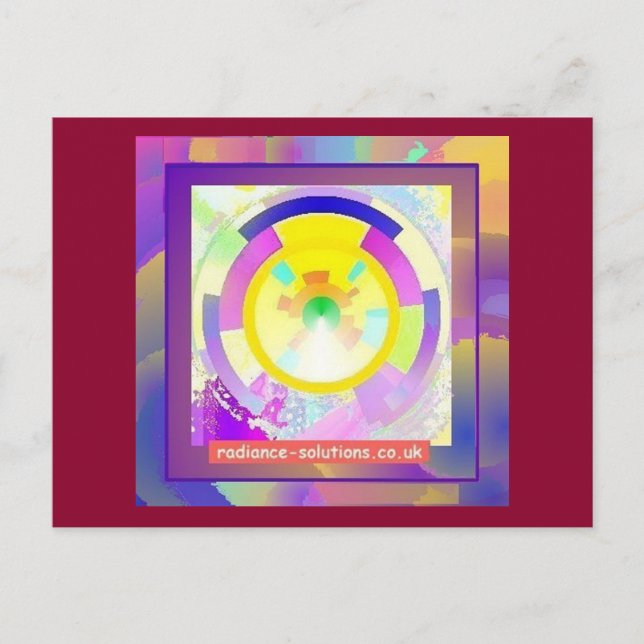 Mandala Art-vykort Vykort (Framsida)