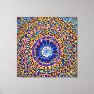 Mandala art wall decor canvastryck