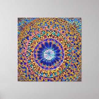 Mandala art wall decor canvastryck