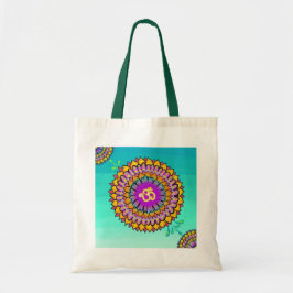 Mandala Aum Tote Bag Tygkasse