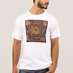 Mandala av Amitayus. det 19th tibetana århundrade Tee Shirt
