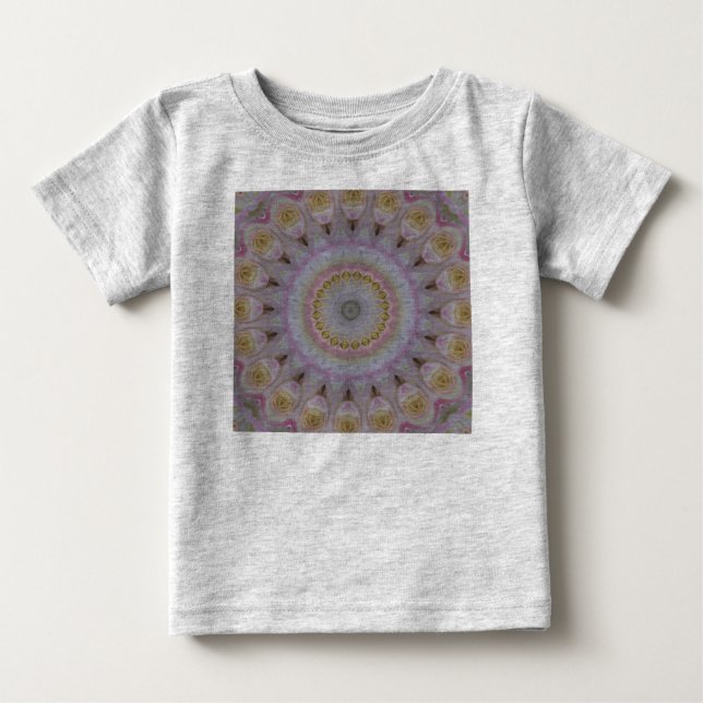Mandala av gula rosor tröja (Framsida)