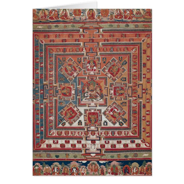 Mandala av Vaishravana Hälsningskort (Framsidan)
