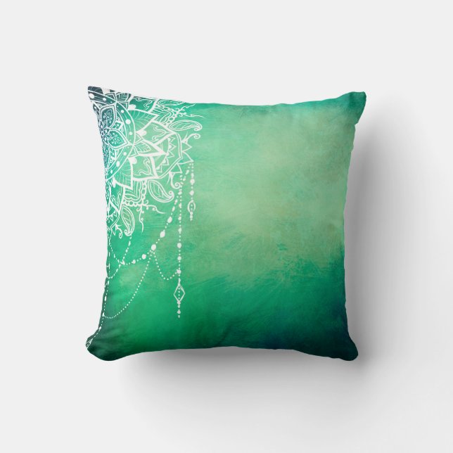 Mandala background mandala spiritual kudde (Framsida)