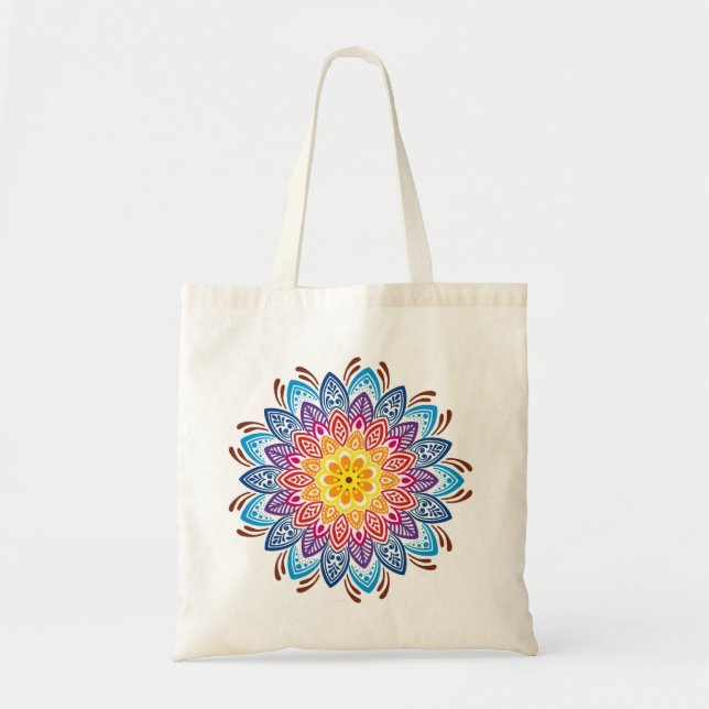 Mandala Bag Stil 43 Tygkasse (Framsidan)