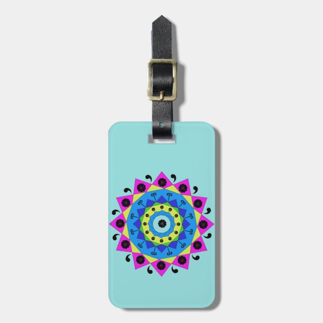 Mandala Bagagebricka (Vertikal Framsida)