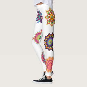 Mandala-bakgrund Leggings