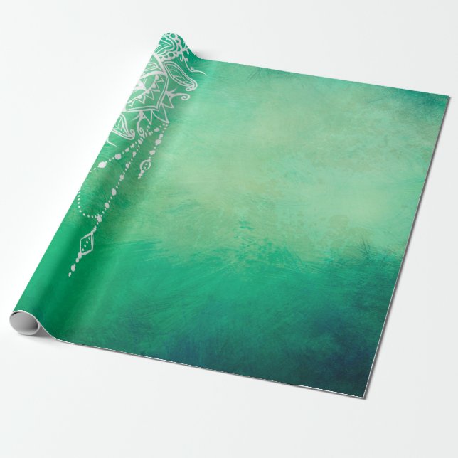 Mandala bakgrundmandala andlig presentpapper (Utrullad)