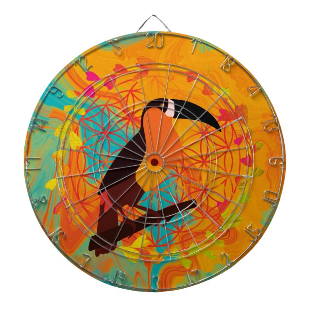 Mandala bird darttavla (Framsidan)