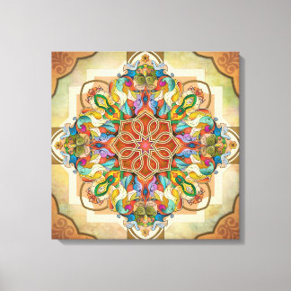 Mandala Birds Canvastryck