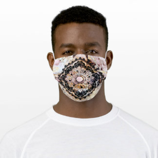 Mandala Black Brown Guld Vuxen Ansikte