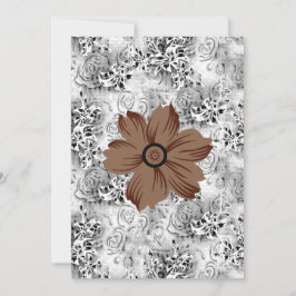 Mandala Blommkonst | Jordnära Blommig Design Inbjudningar