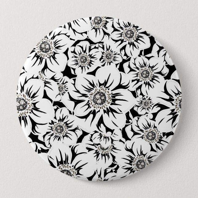Mandala blommor 6 knapp (Framsida)