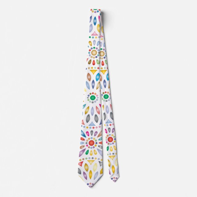 mandala blommor band slips (Framsida)