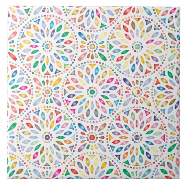 mandala blommor kakel (Framsidan)