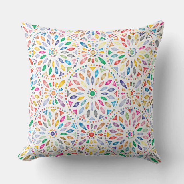 mandala blommor kudde (Framsida)