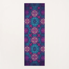 Mandala Bloom Yoga Mat – Vibrant Floral Pattern