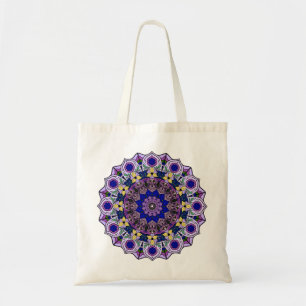 Mandala Blueberry 12 Blue Violet - Tygkasse
