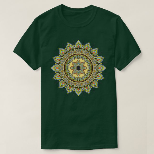 Mandala Bohemian stil T Shirt (Design framsida)