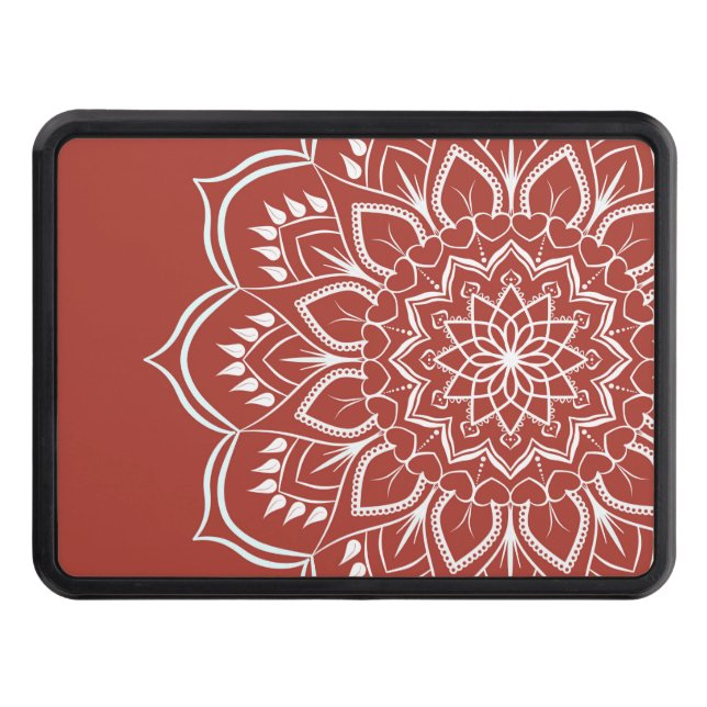 Mandala boho bohemian dragkroksskydd (Framsidan)