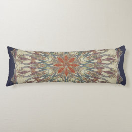 Mandala Boho Bohemian Paisley Tribal Navy Lila Kroppskudde