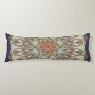 Mandala Boho Bohemian Paisley Tribal Navy Lila Kroppskudde