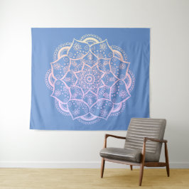 Mandala Boho Pastel Blue Gradition