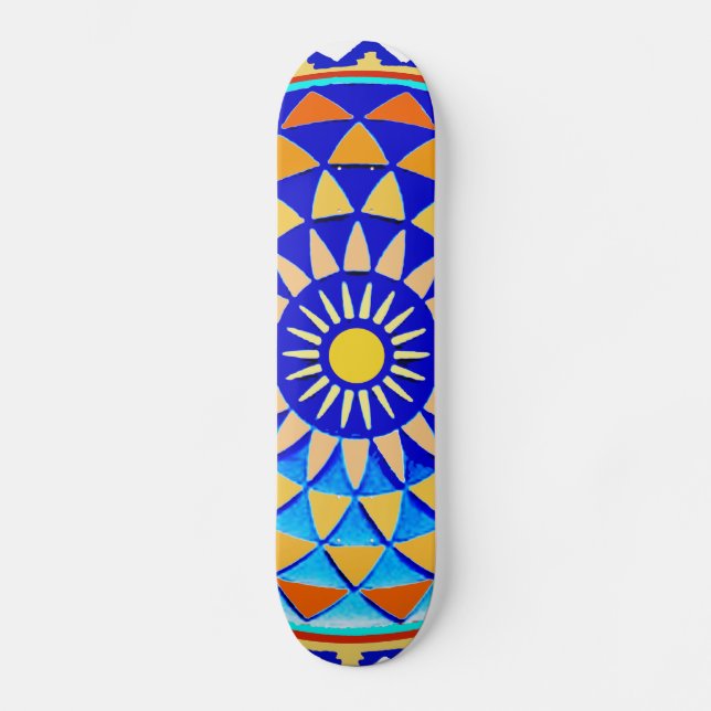 Mandala Buddha Skateboard (Framsida)