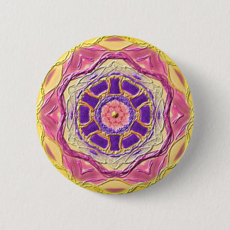 Mandala-Button "King of Healing" Knapp