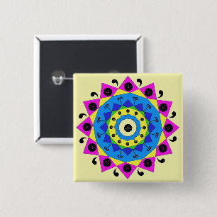 Mandala Button Knapp