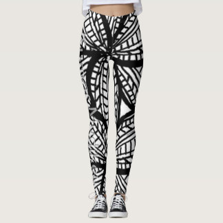 MANDALA BW AER GEOMETRICLeggings Leggings