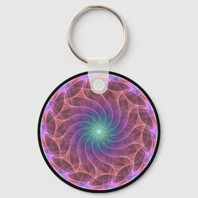Mandala C01 Keychain Nyckelring (Framsida)