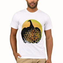 Mandala Carved Pumpkin med Autumn Måne